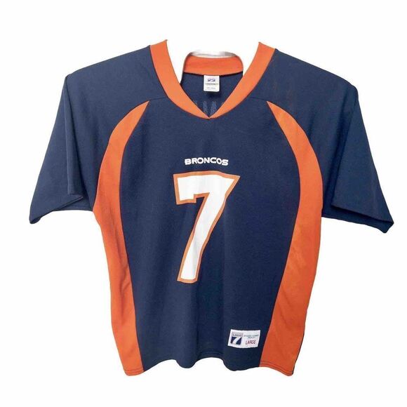 Vintage Logo 7 John Elway Denver Broncos Jersey Mens Large Made In USA‎ - Picture 1 of 8